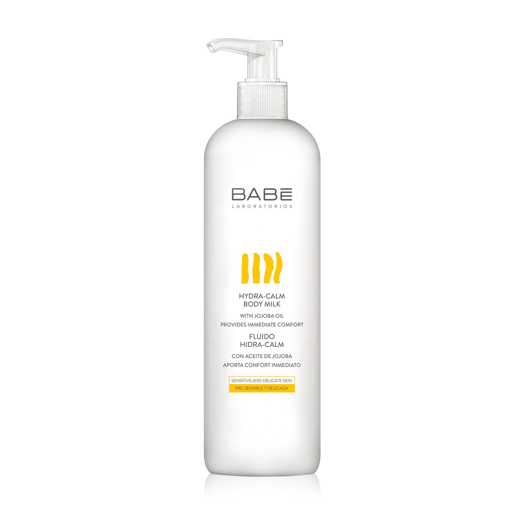 Зволожувальне молочко для тіла BABE Laboratorios Hydra-Calm Body Milk з олією жожоба, 500 мл